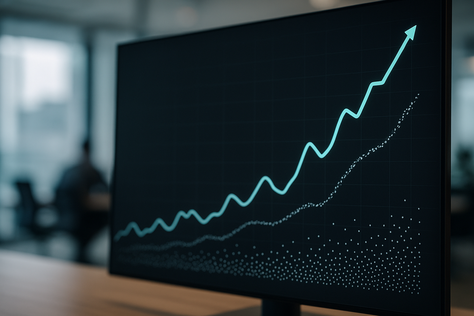 Aumento della domanda retail nel mercato delle criptovalute rappresentato con grafici e flussi di piccoli investitori