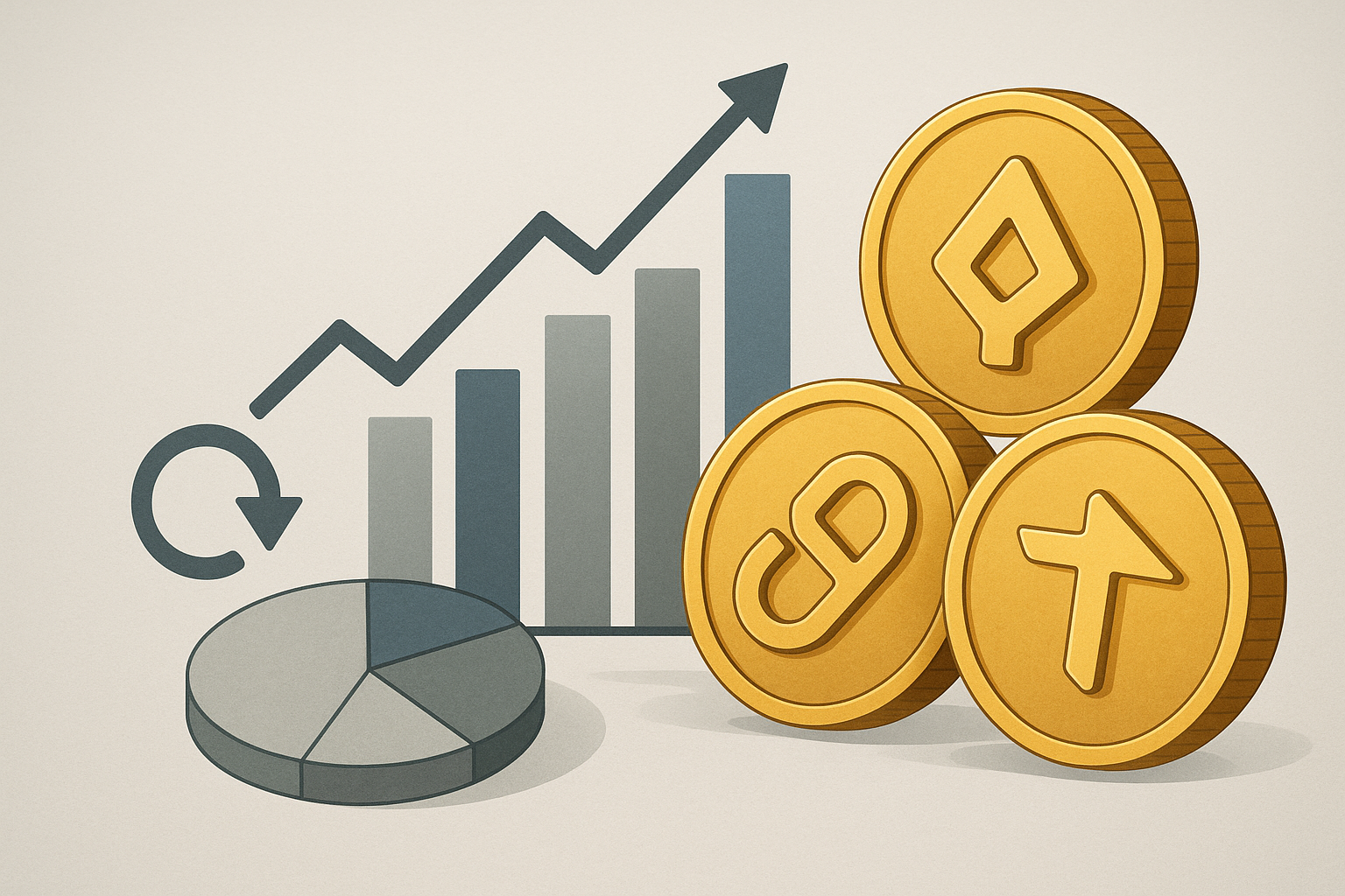 Schema concettuale di tokenomics: emissione, burn, fee e incentivi alla liquidità