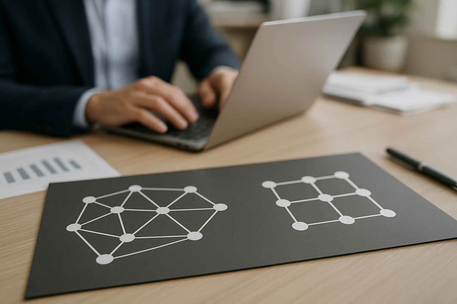 Confronto concettuale tra rete blockchain pubblica aperta e blockchain privata con accesso controllato
