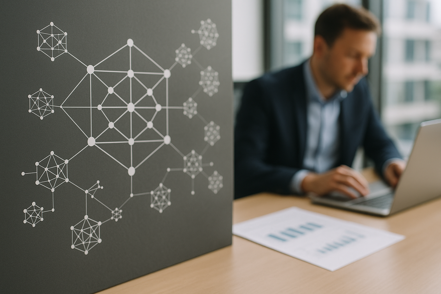 Schema concettuale di interoperabilità tra più reti blockchain collegate