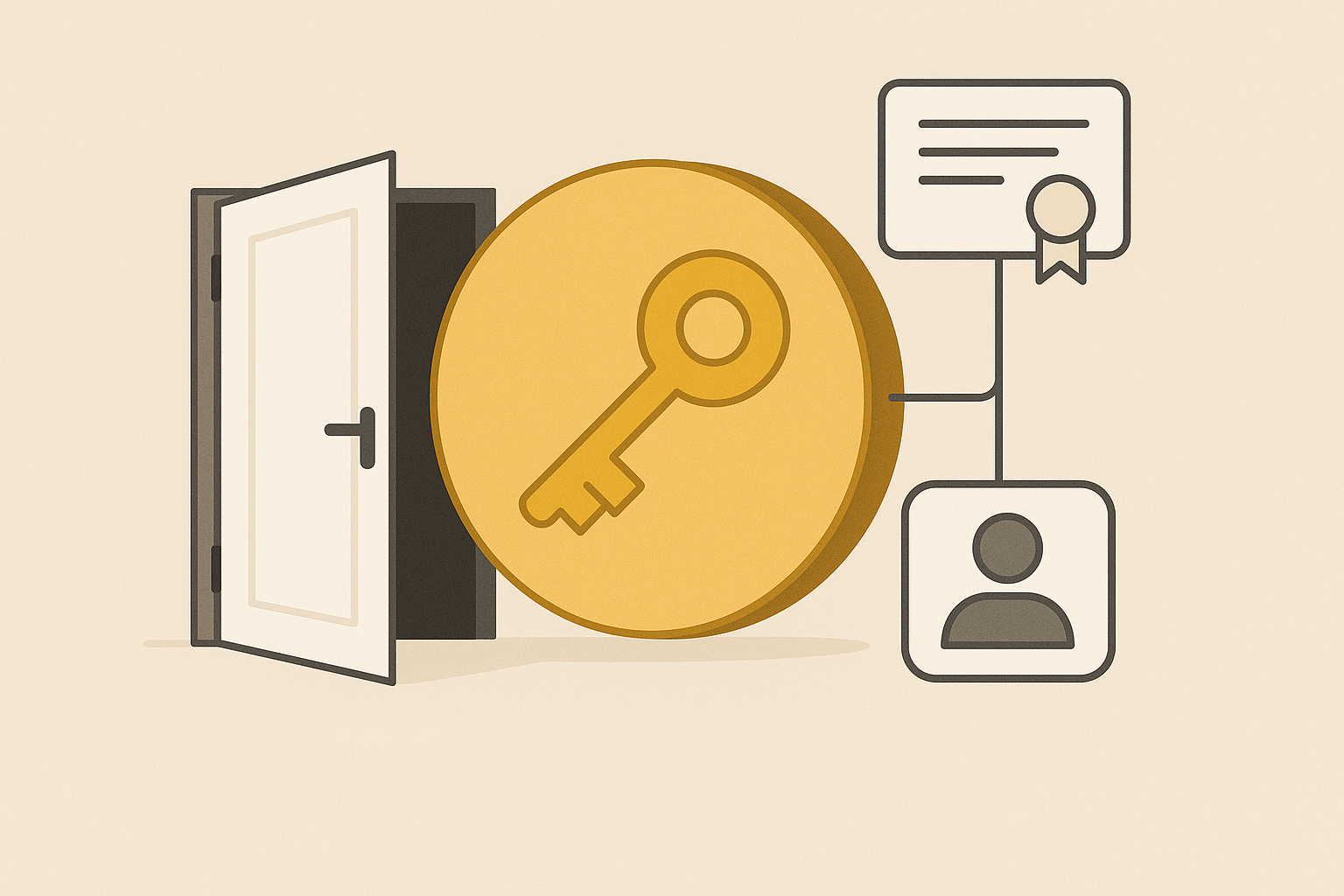 NFT usato come chiave di accesso, certificazione e identità digitale su blockchain